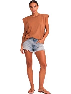 Sandrine Rose x Free People Shoulder Pad Tee - Size Medium